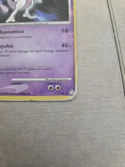 Pokemon Legends Awakened LA 11/146 MP Mewtwo Trading Card Collectible Rare - Image 2