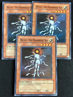 YUGIOH HELIOS THE PRIMORDIAL SUN WC6-EN002 SUPER X3 NM - Image 1
