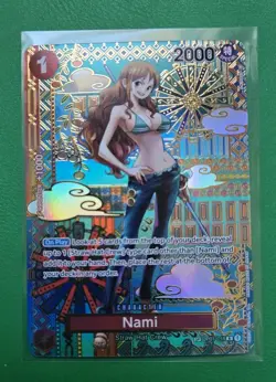 One Piece TCG Nami (SP) OP01-016 Awakening of the New Era Foil OP05 NM - Image 4