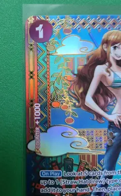 One Piece TCG Nami (SP) OP01-016 Awakening of the New Era Foil OP05 NM - Image 5