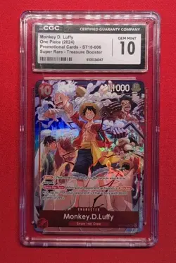 Monkey D. Luffy ST10-006 One Piece Day Dallas 2025 Promo CGC 10 - Image 1
