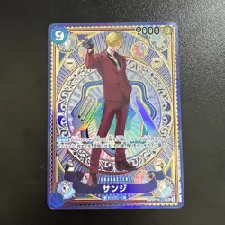 Sanji SEC OP06-119 SP Parallel A Fist of Divine Speed ONE PIECE Card Japanese NM - Image 1