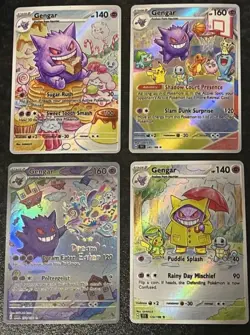 8x Gengar Holo Fan Art Custom Card x8 - Image 1