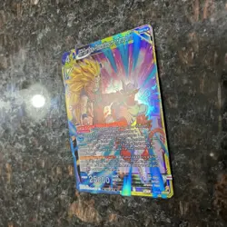 SS3 Son Goku Premonitions of a Fierce Battle Alt Foil Dragon Ball Super Card NM - Image 2