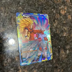 SS3 Son Goku Premonitions of a Fierce Battle Alt Foil Dragon Ball Super Card NM - Image 3