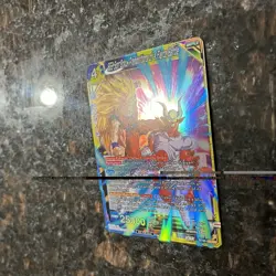SS3 Son Goku Premonitions of a Fierce Battle Alt Foil Dragon Ball Super Card NM - Image 5