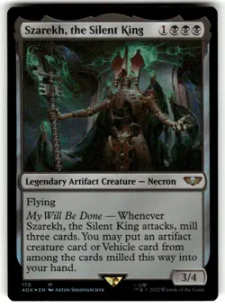 Szarekh, the Silent King Universes Beyond: Warhammer 40000 Foil MTG NM - Image 1