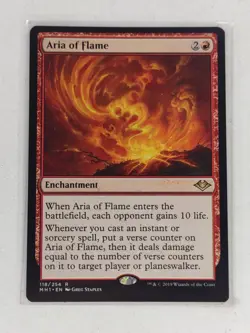 Aria of Flame - Modern Horizons (MH1) MTG Magic the Gathering - NM+ - Image 1