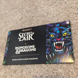 MTG Secret Lair x Dungeons & Dragons: Black Lights & Dark Dungeons Non-Foil - Image 1