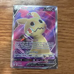 Pokemon TCG Mimikyu V 148/163 Battle Styles Full Art Holo Ultra Rare NM - Image 3