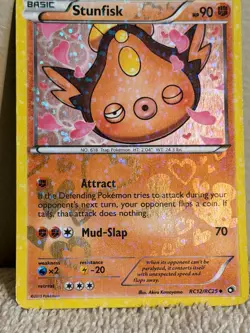 Stunfisk RC12/RC25 Holo Legendary Treasures: Radiant Collection Pokemon Holo LP - Image 1