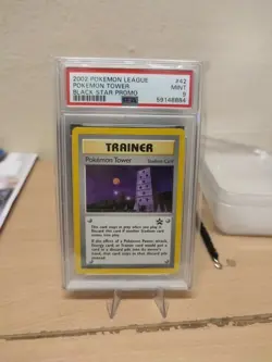 2002 Pokemon Tower #42 Black Star Promo Pokemon PSA 9 Near Mint - Image 1