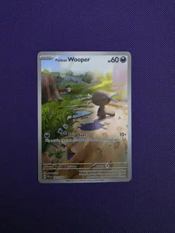 Pokemon TCG Paldean Wooper Illustration Rare 102/094 Phantasmal Flames - Image 1