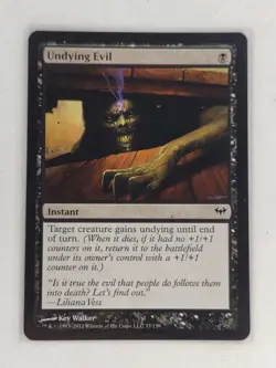 Undying Evil - Dark Ascension (DKA) MTG Magic the Gathering - NM+ - Image 1