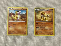 Sandslash 79/149 + Sandshrew 78/149 Boundaries Crossed LP (exc) Pokemon TCG - Image 1
