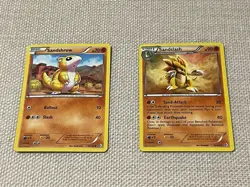 Sandslash 79/149 + Sandshrew 78/149 Boundaries Crossed LP (exc) Pokemon TCG - Image 2
