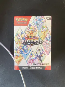 Pokemon Prismatic Evolutions Booster Bundle Sealed New - slightly creased - Image 1