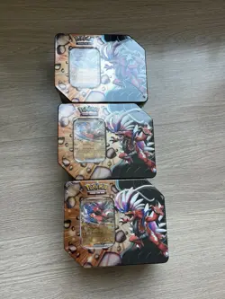 Pokemon Trading Card Game: Slashing Legends Tin Koraidon - Lot Of 3 - Image 1