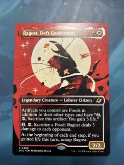 1 x Ragost, Deft Gastronaut - Borderless - Edge of Eternities - NM-Mint - MTG - Image 1