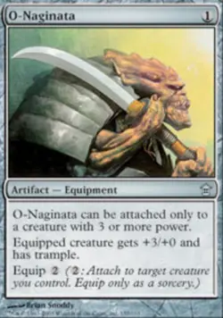 1 x O-Naginata - Saviors of Kamigawa - Heavy Play - MTG - Image 1
