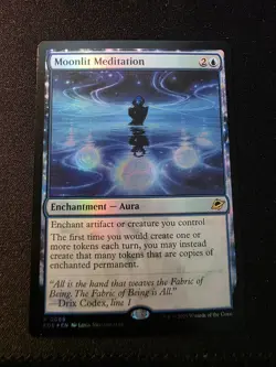 1 x Moonlit Meditation - Foil - Edge of Eternities - NM-Mint - MTG - Image 1