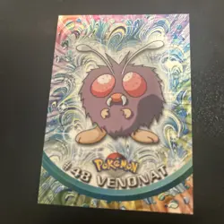 #48 Venonat, Pokemon TCG Red Logo Topps TV Animation Edition, Reg, NM - Image 1
