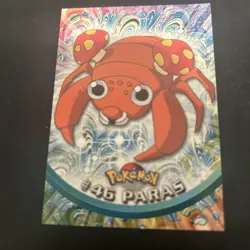 #46 Paras , Pokemon TCG Red Logo Topps TV Animation Edition, Reg, NM - Image 1