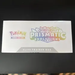 Pokemon TCG S&V Prismatic Evolutions ETB Elite Trainer Box FACTORY SEALED - Image 2