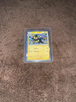 Luxio Paldean Fates 136/091 Pokemon TCG Shiny Holo Rare Card NM Condition - Image 1