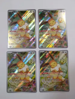 Pokemon TCG - Eevee SVP 173 Promo NM, Full Art Black Star Promo - Image 1