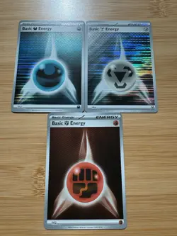 Pokemon TCG Black Bolt White Flare - Basic Energy Foil Holo Lot of 3 NM ✨ - Image 1