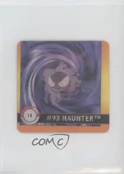 Haunter Gastly Artbox Pokemon Action Flipz Premier Edition #14 1999 12hh - Image 1