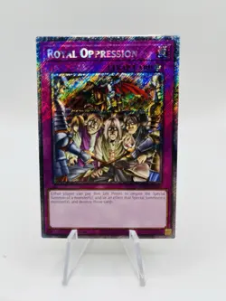 Yugioh Tcg Royal Oppression RA04-EN120 Platinum Secret Rare - Image 1