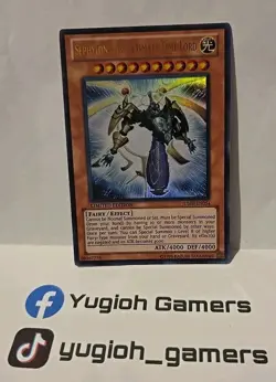 YUGIOH SEPHYLON THE ULTIMATE TIME LORD ULTRA KUMP LIMITED EDITION LIGHT PLAYED - Image 1