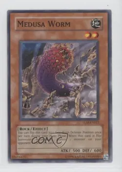 Medusa Worm YuGiOh The Lost Millenium #TLM-EN022 2005 0xr2 - Image 1