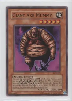 Giant Axe Mummy YuGiOh Pharaonic Guardian #PGD-023 2003 0xr2 - Image 1