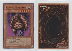 Giant Axe Mummy YuGiOh Pharaonic Guardian #PGD-023 2003 0xr2 - Image 3