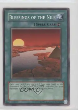 Blessings of the Nile Unlimited YuGiOh Ancient Sanctuary #AST-090 2004 0yj1 - Image 1