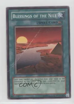Blessings of the Nile Unlimited YuGiOh Ancient Sanctuary #AST-090 2004 0yj1 - Image 1