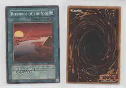 Blessings of the Nile Unlimited YuGiOh Ancient Sanctuary #AST-090 2004 0yj1 - Image 3