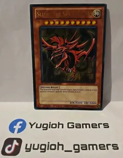 YUGIOH SLIFER THE SKY DRAFON YGLD LIMITED EDITION ULTRA LIGHT PLAYED - Image 1