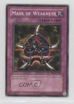 Mask of Weakness YuGiOh Dark Beginning 1 #DB1-EN218 2004 0yj1 - Image 1