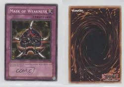 Mask of Weakness YuGiOh Dark Beginning 1 #DB1-EN218 2004 0yj1 - Image 3