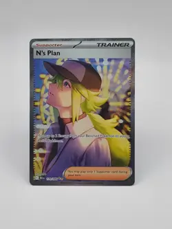 N's Plan | SIR | 170/086 | English Pokemon Card | Black Bolt | Pack Fresh - Image 1