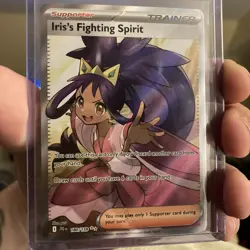 Iris's Fighting Spirit 180/159 (JTG) Journey Together NM Full Art Pokemon Card - Image 1