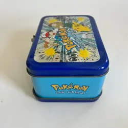 1998 Pokemon Gotta Catch Em All Collectors Tin Card / Mini Lunch Box USED - Image 5