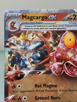 Pokemon TCG Magcargo EX Card 029/167 Twilight Masquerade - Pair - Image 5