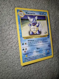 Wartortle 63/130 Base Set 2 W Stamped Top Deck Magazine Promo Pokemon Card Dent - Image 2