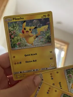 Pikachu 19/68 Hidden Fates Reverse Holo Common Pokemon Card TCG English NM - Image 3