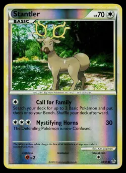 Pokemon Card - Stantler Unleashed 64/95 Reverse Holo - Image 1